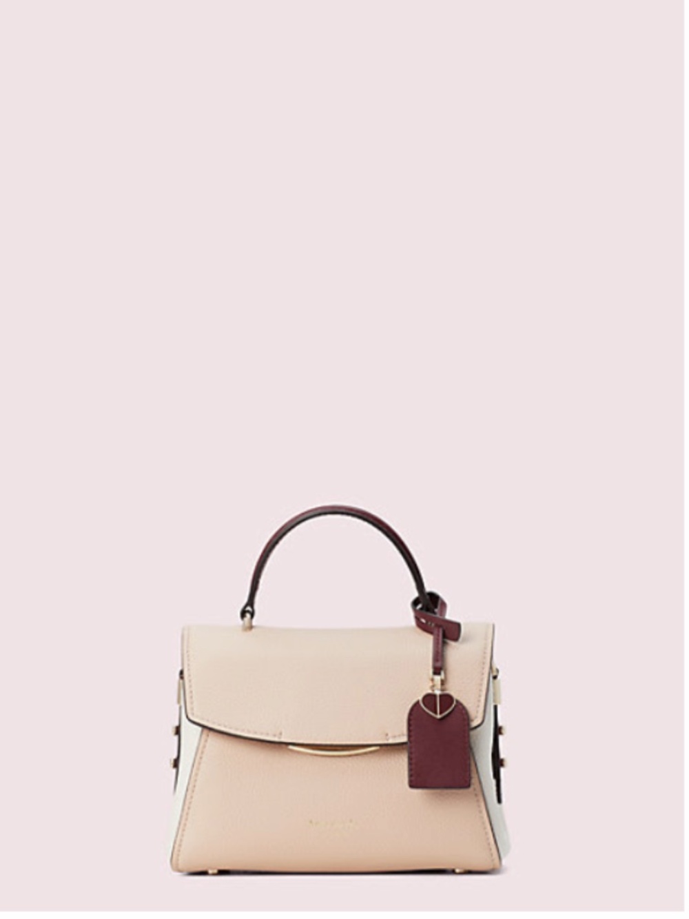 Kate Spade ♠️ Grace Small Top-Handle Satchel in Blush Multi - Picture 4 of 13